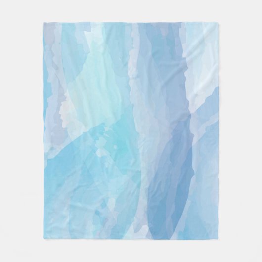 Pinselstrichkunst, abstrakt, cool fleecedecke (Vorderseite)