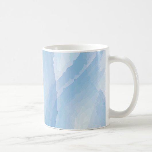 Pinselstrichkunst, abstrakt, cool kaffeetasse (Rechts)