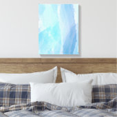 Pinselstrichkunst, abstrakt, cool leinwanddruck (Insitu (Schlafzimmer))