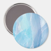 Pinselstrichkunst, abstrakt, cool magnet (Vorderseite/Rückseite)