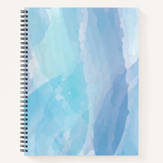 Pinselstrichkunst, abstrakt, cool notizblock (Vorderseite)