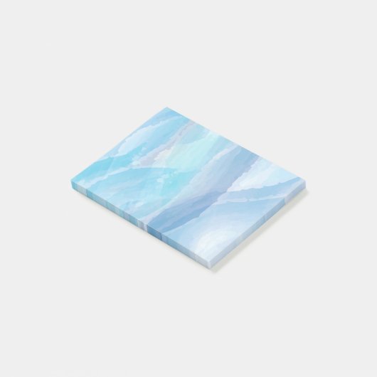 Pinselstrichkunst, abstrakt, cool post-it klebezettel (angewinkelt)