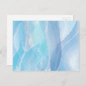 Pinselstrichkunst, abstrakt, cool postkarte (Vorne/Hinten)