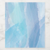 Pinselstrichkunst, abstrakt, cool weinetikett (Einzelnes Label)