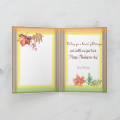 Pinselstrichkunst für Erntedank Karte (Innenseite)