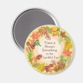 Pinselstrichkunst für Erntedank Magnet (Vorderseite/Rückseite)