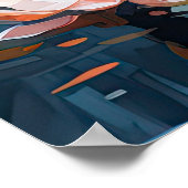 Pinselstrichmagie Poster (Ecke)