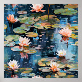 Pinselstrichmagie Poster (Vorne)