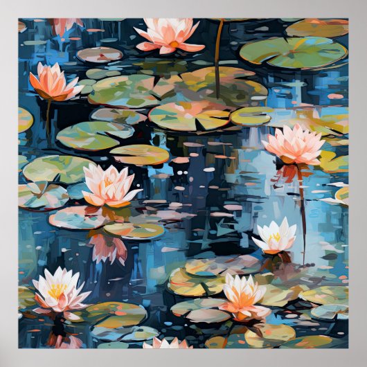 Pinselstrichmagie Poster (Vorne)