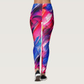 Pinselstrichmuster 2 leggings (Rückseite)