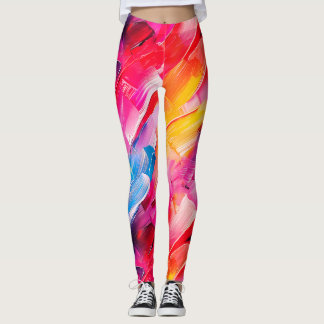 Pinselstrichmuster 2 leggings