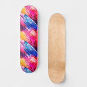 Pinselstrichmuster 2 skateboard (Vorderseite)