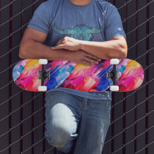 Pinselstrichmuster 2 skateboard