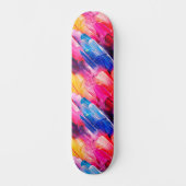 Pinselstrichmuster 2 skateboard (Vorderseite)