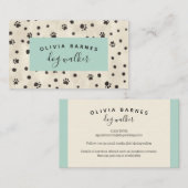 Pinselstrichmuster-Visitenkarte einfügen Visitenkarte (Vorne/Hinten)