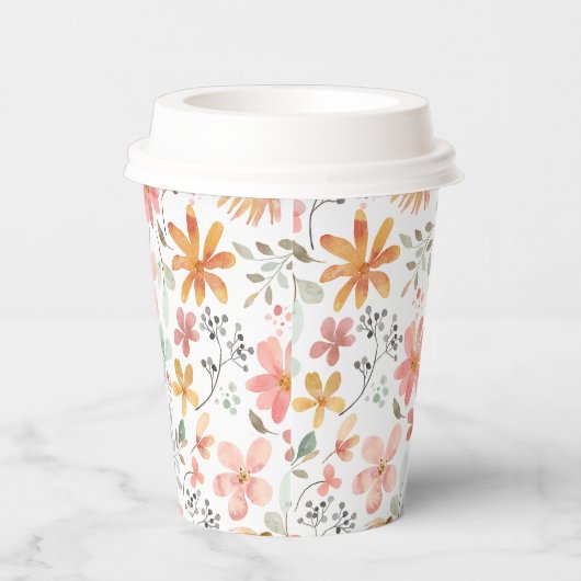 Pinselstrichplatten Pappbecher (Rechts)