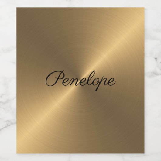 Pinselstruktur Weinetikett (Einzelnes Label)