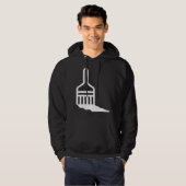 Pinselsymbol Hoodie (Vorne ganz)