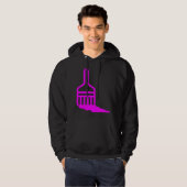 Pinselsymbol Hoodie (Vorne ganz)