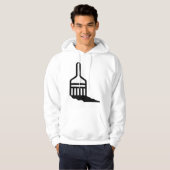 Pinselsymbol Hoodie (Vorne ganz)