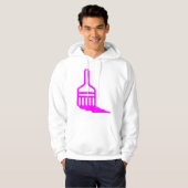 Pinselsymbol Hoodie (Vorne ganz)