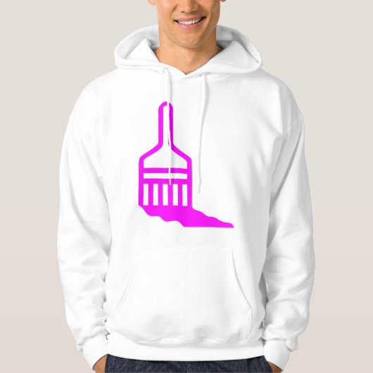 Pinselsymbol Hoodie (Vorderseite)