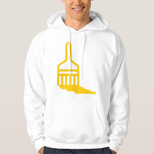 Pinselsymbol Hoodie (Vorderseite)