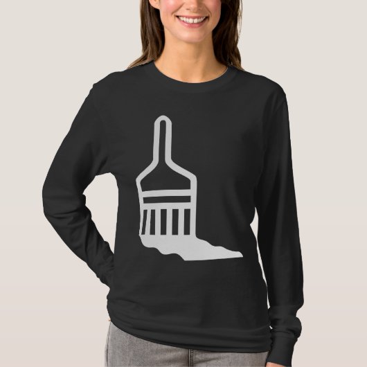 Pinselsymbol T-Shirt (Vorderseite)