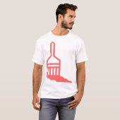 Pinselsymbol T-Shirt (Vorne ganz)