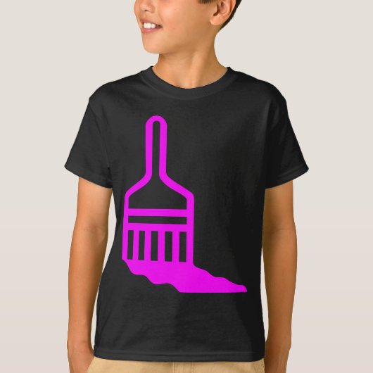Pinselsymbol T-Shirt (Vorderseite)