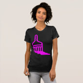 Pinselsymbol T-Shirt (Vorne ganz)