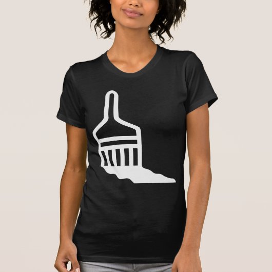 Pinselsymbol T-Shirt (Vorderseite)