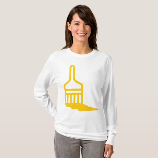 Pinselsymbol T-Shirt (Vorne ganz)