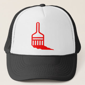Pinselsymbol Truckerkappe
