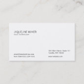 Pinseltextur (Guava) Visitenkarte (Rückseite)