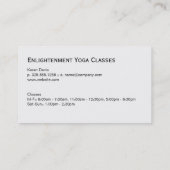 Pinseltextur (Guava) Visitenkarte (Rückseite)