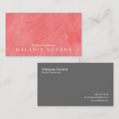 Pinseltextur (Guava) Visitenkarte (Vorne/Hinten)