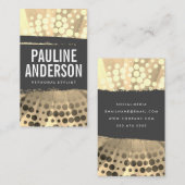 Pinseltextur Stilvolles Muster Visitenkarte (Vorne/Hinten)