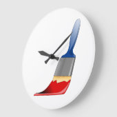 Pinseluhr Große Wanduhr (Winkel)