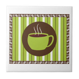 Pinstripe Kaffee Fliese