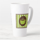 Pinstripe Kaffee Milchtasse (Rechte Ecke)