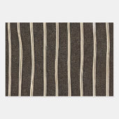 Pinstripe Pattern: dünn, dicht beieinander Geschenkpapier Set (Vorderseite 2)