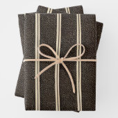 Pinstripe Pattern: dünn, dicht beieinander Geschenkpapier Set (Beispiel)