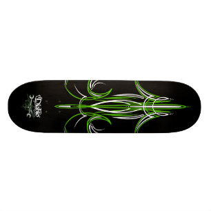 Pinstriped der Teufel Mag Skateboard Deck