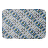 Pinstripes Abstraktes Muster Badematte (Vorderseite)