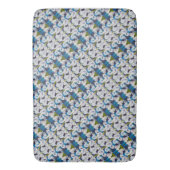 Pinstripes Abstraktes Muster Badematte (Vorderseite Vertikal)