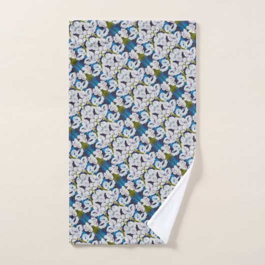 Pinstripes Orchid Pattern Handtücher (Handtuch)