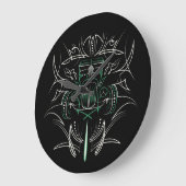 Pinstriping Hot Rod Große Wanduhr (Winkel)