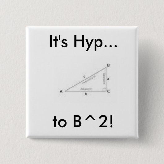 Pint 1, ist es Hyp… zu B^2! Button (Vorderseite)