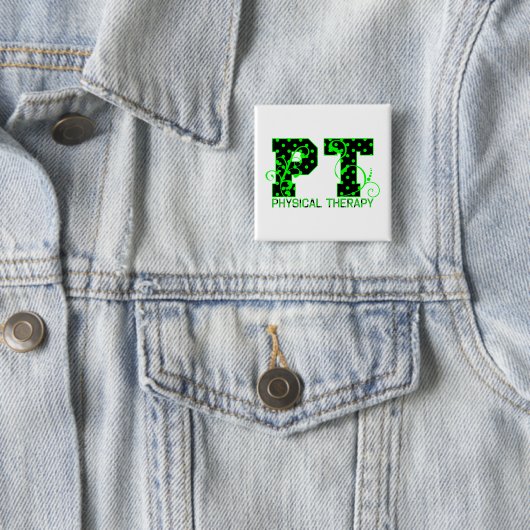 Pint 2 schwarze und grüne Tupfen Button (Beispiel)